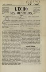 L'Echo des ouvriers, N°11, pp. 1