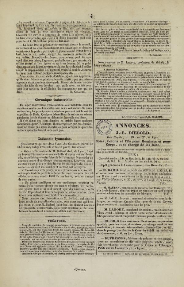 
						Affichage en mode lecture de la page
					