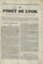 Le Furet de Lyon, N°1, pp. 1