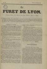 Le Furet de Lyon, N°10, pp. 1