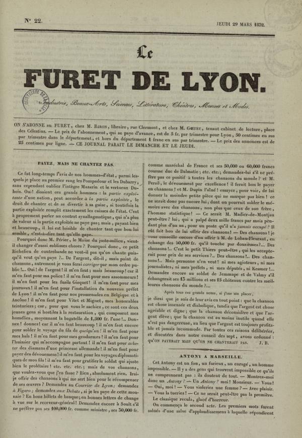 
						Affichage en mode lecture de la page
					
