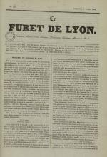 Le Furet de Lyon, N°23, pp. 1