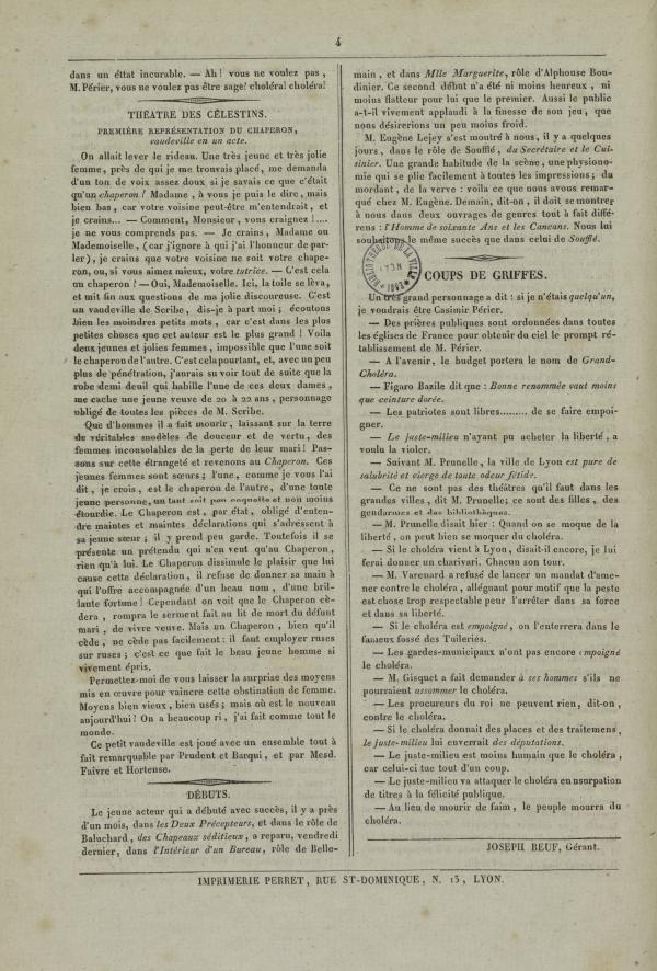 
						Affichage en mode lecture de la page
					