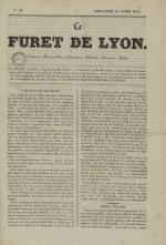 Le Furet de Lyon, N°27, pp. 1