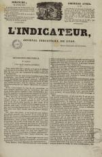 L'Indicateur, N°17, pp. 1