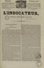 L'Indicateur, N°19, pp. 1