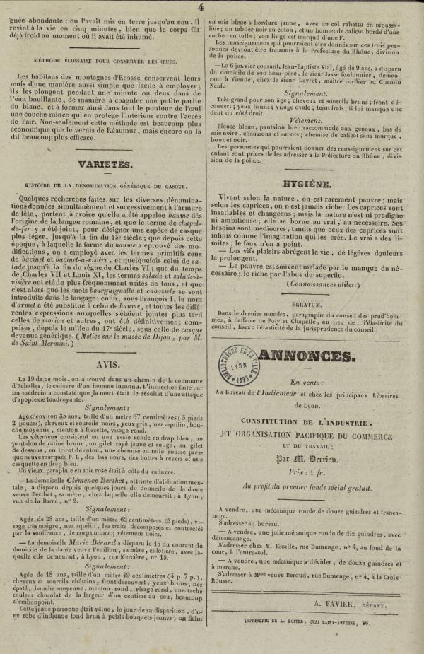 
						Affichage en mode lecture de la page
					