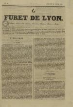 Le Furet de Lyon, N°5, pp. 1