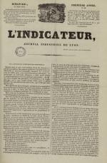 L'Indicateur, N°26, pp. 1