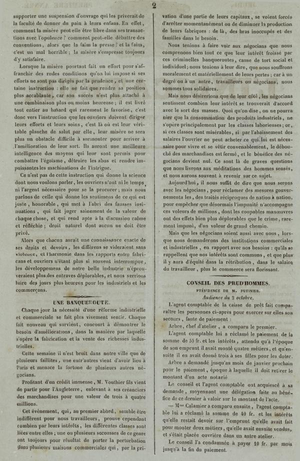 
						Affichage en mode lecture de la page
					