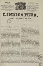 L'Indicateur, N°38, pp. 1
