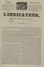 L'Indicateur, N°39, pp. 1