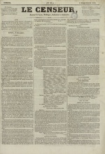 Le Censeur : journal de Lyon, politique, industriel et littéraire, N°15