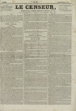 Le Censeur : journal de Lyon, politique, industriel et littéraire, N°17