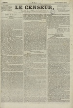Le Censeur : journal de Lyon, politique, industriel et littéraire, N°21