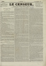 Le Censeur : journal de Lyon, politique, industriel et littéraire, N°30