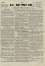 Le Censeur : journal de Lyon, politique, industriel et littéraire, N°102