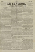 Le Censeur : journal de Lyon, politique, industriel et littéraire, N°103