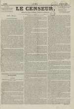 Le Censeur : journal de Lyon, politique, industriel et littéraire, N°105