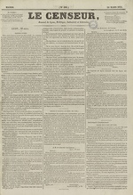 Le Censeur : journal de Lyon, politique, industriel et littéraire, N°106