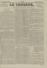 Le Censeur : journal de Lyon, politique, industriel et littéraire, N°108