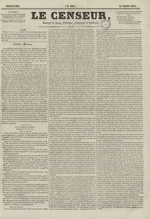 Le Censeur : journal de Lyon, politique, industriel et littéraire, N°110