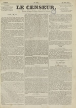 Le Censeur : journal de Lyon, politique, industriel et littéraire, N°174, pp. 1