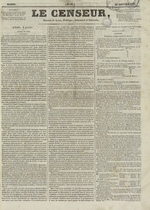 Le Censeur : journal de Lyon, politique, industriel et littéraire, N°53