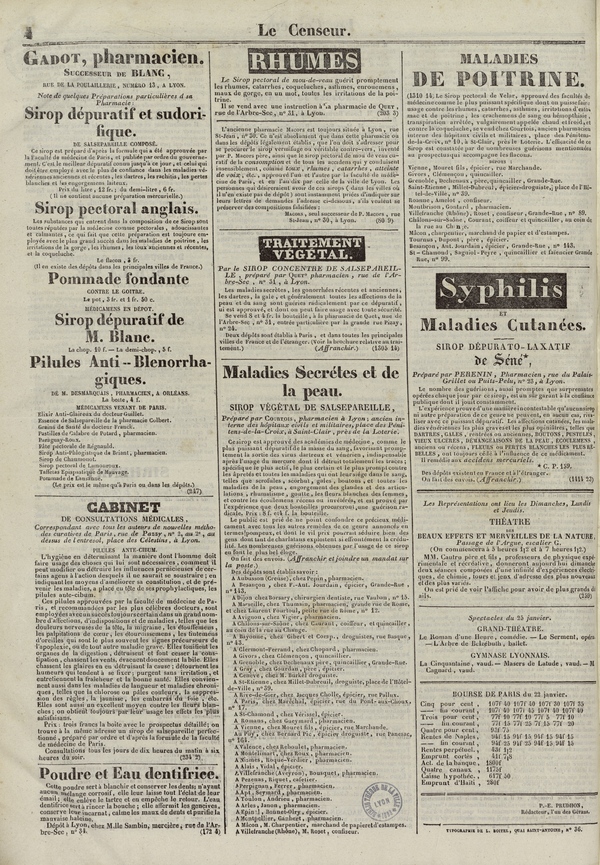 
						Affichage en mode lecture de la page
					