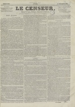 Le Censeur : journal de Lyon, politique, industriel et littéraire, N°62