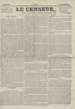 Le Censeur : journal de Lyon, politique, industriel et littéraire, N°71, pp. 1