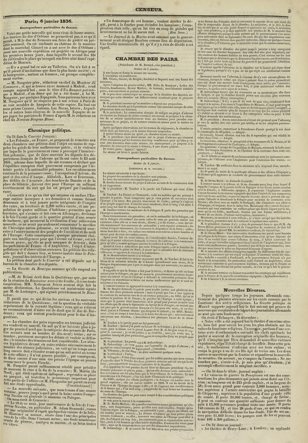 
						Affichage en mode lecture de la page
					