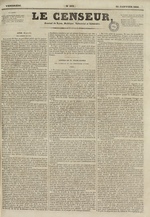 Le Censeur : journal de Lyon, politique, industriel et littéraire, N°363, pp. 1