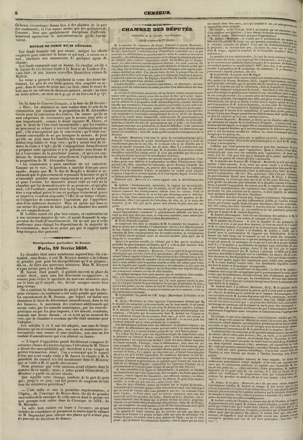 
						Affichage en mode lecture de la page
					