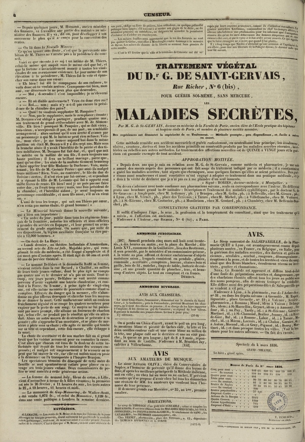 
						Affichage en mode lecture de la page
					