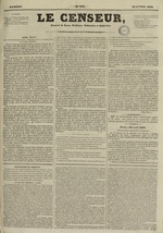 Le Censeur : journal de Lyon, politique, industriel et littéraire, N°441, pp. 1