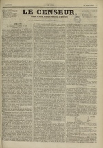 Le Censeur : journal de Lyon, politique, industriel et littéraire, N°460, pp. 1