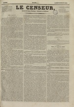 Le Censeur : journal de Lyon, politique, industriel et littéraire, N°562, pp. 1