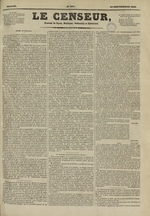 Le Censeur : journal de Lyon, politique, industriel et littéraire, N°569, pp. 1