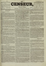Le Censeur : journal de Lyon, politique, industriel et littéraire, N°654, pp. 1