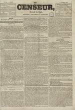 Le Censeur : journal de Lyon, politique, industriel et littéraire, N°664