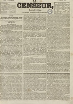 Le Censeur : journal de Lyon, politique, industriel et littéraire, N°667