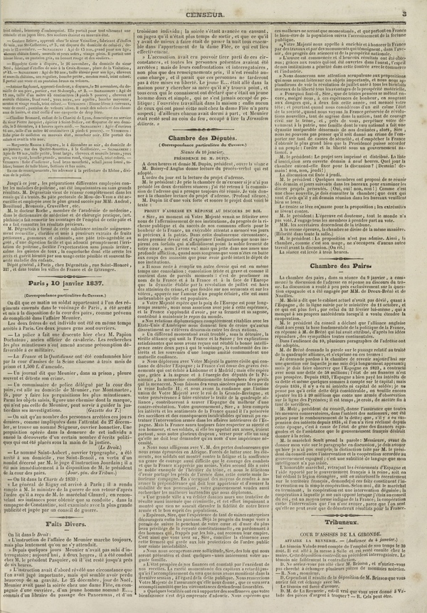 
						Affichage en mode lecture de la page
					