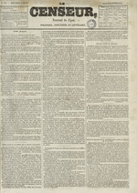 Le Censeur : journal de Lyon, politique, industriel et littéraire, N°672