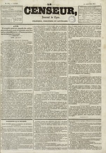 Le Censeur : journal de Lyon, politique, industriel et littéraire, N°675
