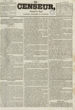 Le Censeur : journal de Lyon, politique, industriel et littéraire, N°676