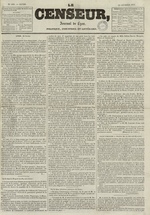 Le Censeur : journal de Lyon, politique, industriel et littéraire, N°694