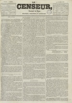 Le Censeur : journal de Lyon, politique, industriel et littéraire, N°698