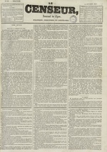 Le Censeur : journal de Lyon, politique, industriel et littéraire, N°699