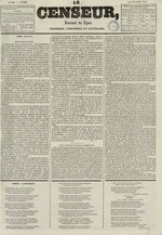 Le Censeur : journal de Lyon, politique, industriel et littéraire, N°700